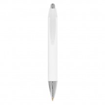 BIC® Wide Body Mini Digital Chrome Kugelschreiber gefrostetes weiß